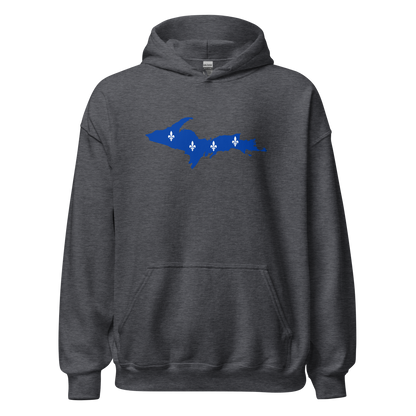 Michigan Upper Peninsula Hoodie (w/ UP Quebec Flag Outline) | Unisex Standard