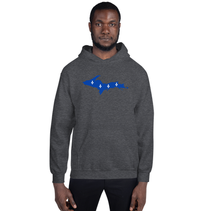 Michigan Upper Peninsula Hoodie (w/ UP Quebec Flag Outline) | Unisex Standard