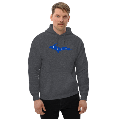 Michigan Upper Peninsula Hoodie (w/ UP Quebec Flag Outline) | Unisex Standard