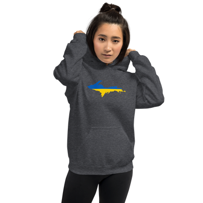 Michigan Upper Peninsula Hoodie (w/ UP Ukraine Outline) | Unisex Standard