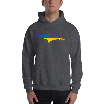 Michigan Upper Peninsula Hoodie (w/ UP Ukraine Outline) | Unisex Standard