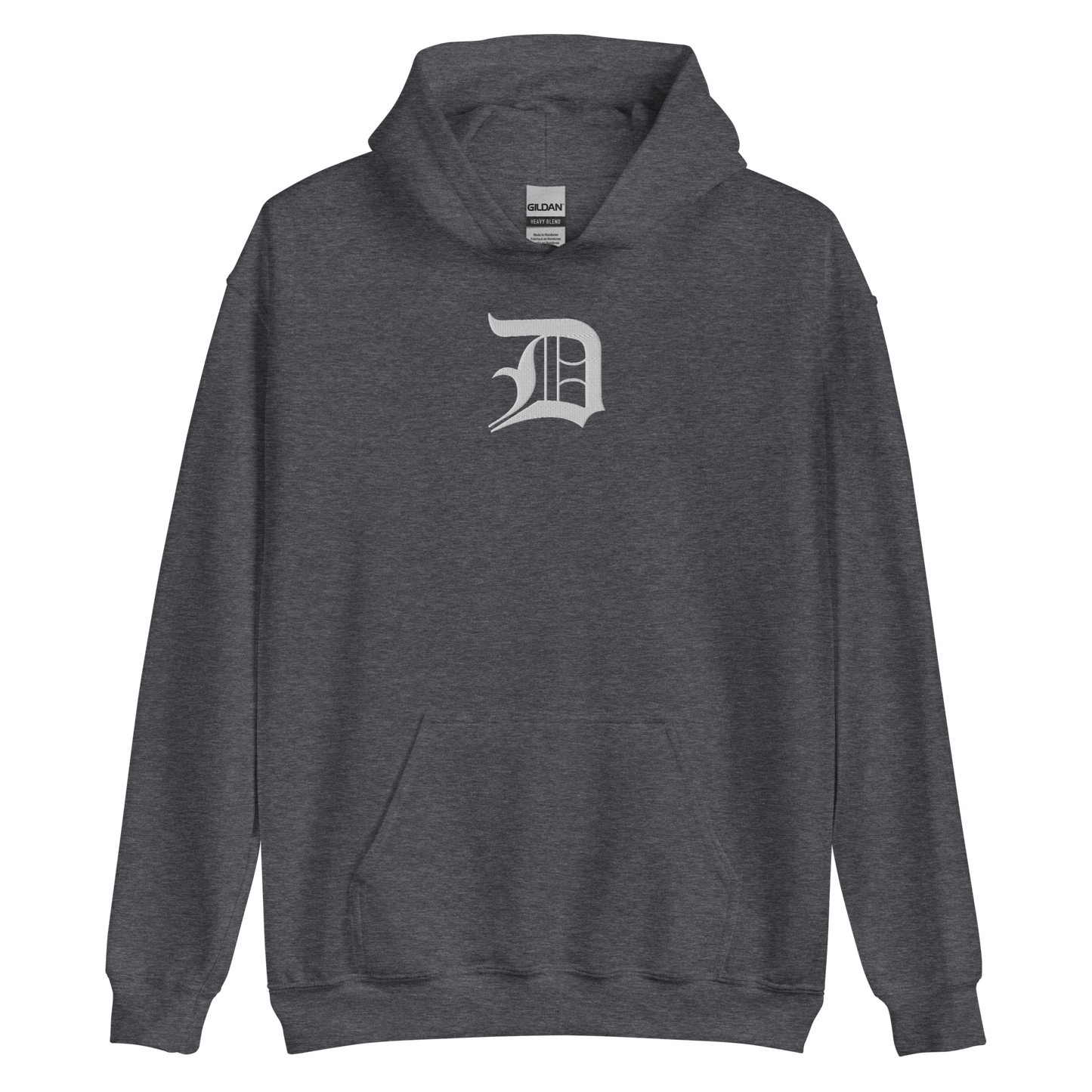 Detroit 'Old English D' Hoodie | Unisex Standard - Emb.