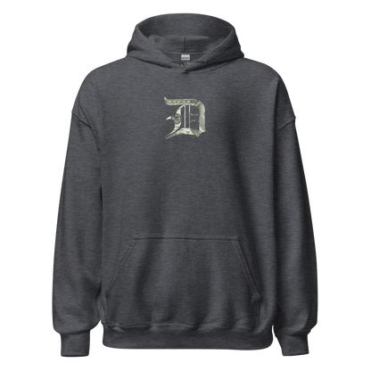 Detroit 'Old English D' Hoodie (Benjamins Edition) | Unisex Standard - Emb.