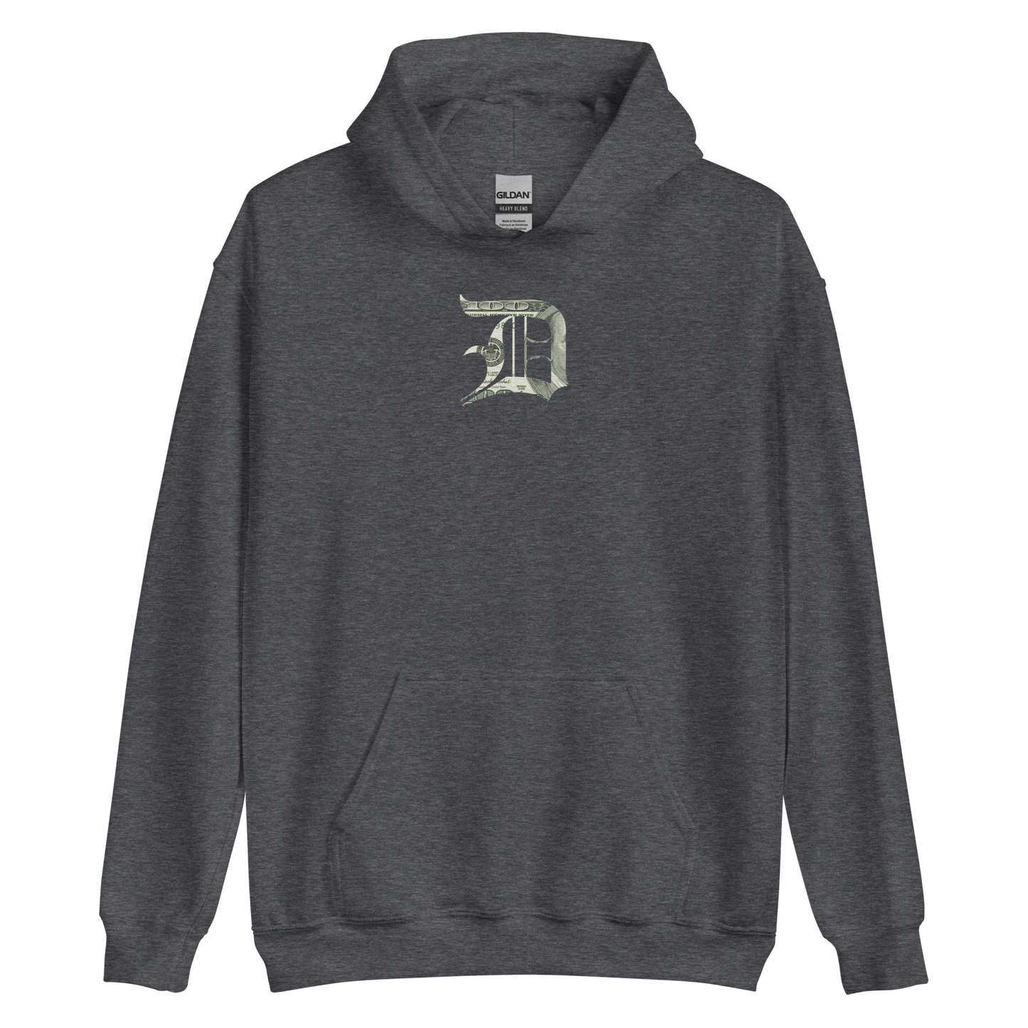 Detroit 'Old English D' Hoodie (Benjamins Edition) | Unisex Standard - Emb.