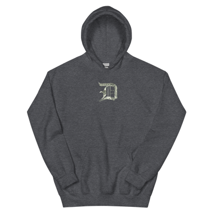 Detroit 'Old English D' Hoodie (Benjamins Edition) | Unisex Standard - Emb.