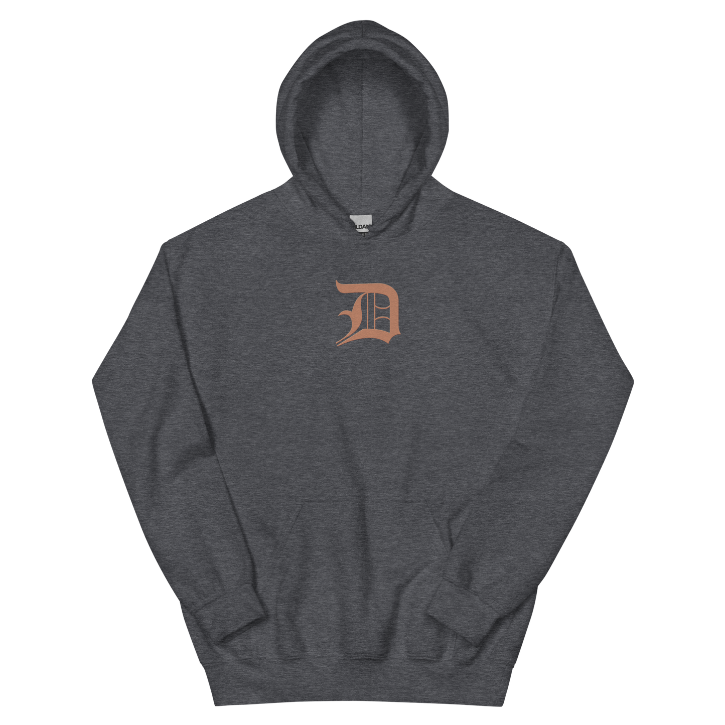 Detroit 'Old English D' Hoodie (Copper Color) | Unisex Standard - Emb.