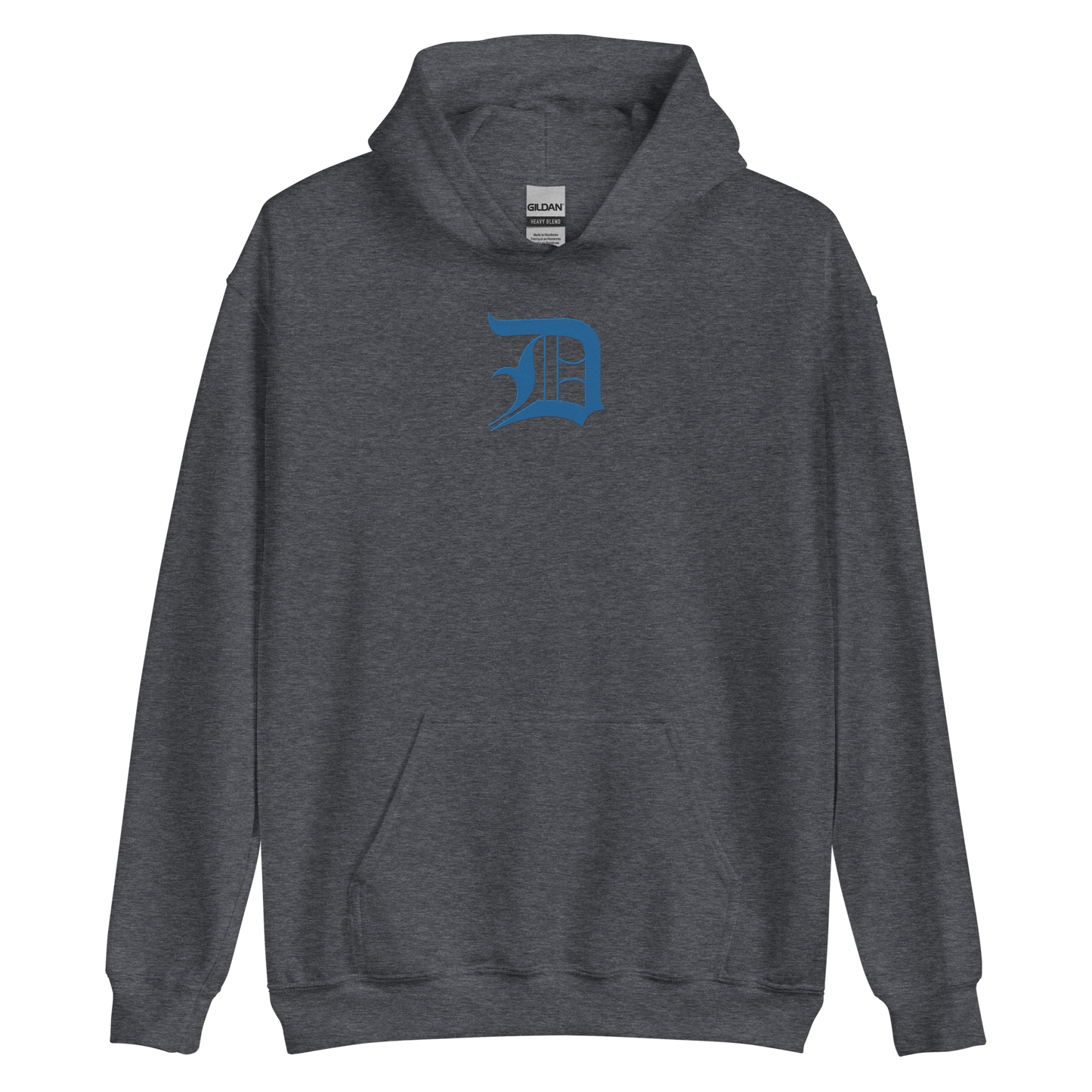 Detroit 'Old English D' Hoodie (Azure) | Unisex Standard - Emb.