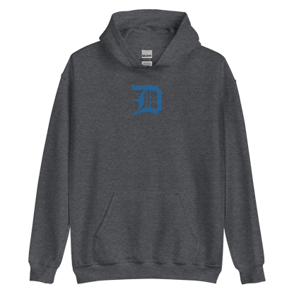 Detroit 'Old English D' Hoodie (Azure) | Unisex Standard - Emb.