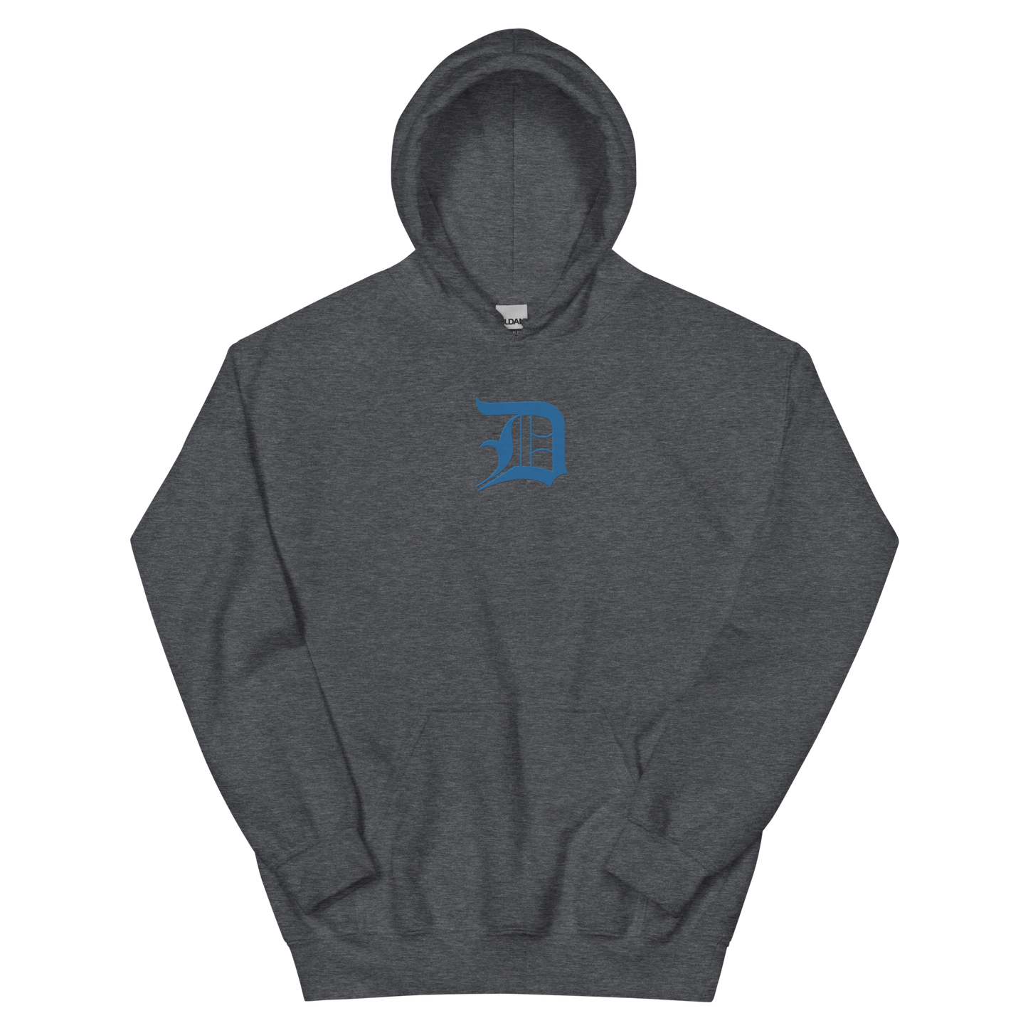 Detroit 'Old English D' Hoodie (Azure) | Unisex Standard - Emb.