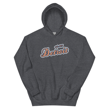 'Detroit EST. 1701' Hoodie (Copper Script Font) | Unisex Standard