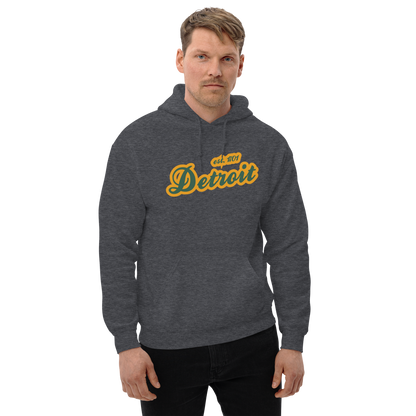 'Detroit EST. 1701' Hoodie (Ginger Ale Green Script Font) | Unisex Standard