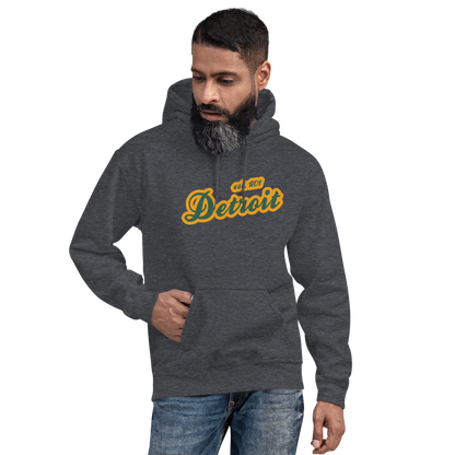 'Detroit EST. 1701' Hoodie (Ginger Ale Green Script Font) | Unisex Standard