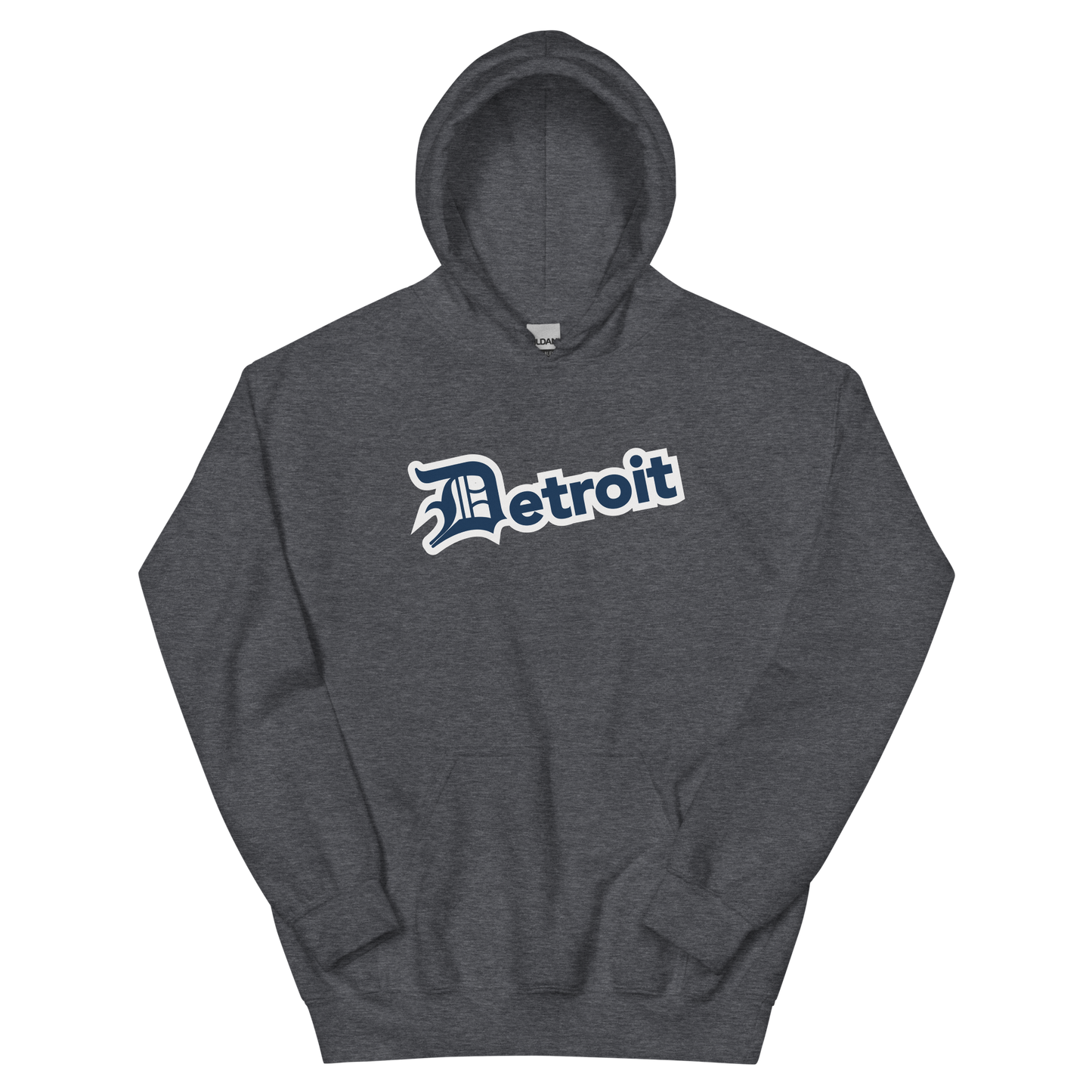 'Detroit' Hoodie (Navy w/ Old English 'D') | Unisex Standard