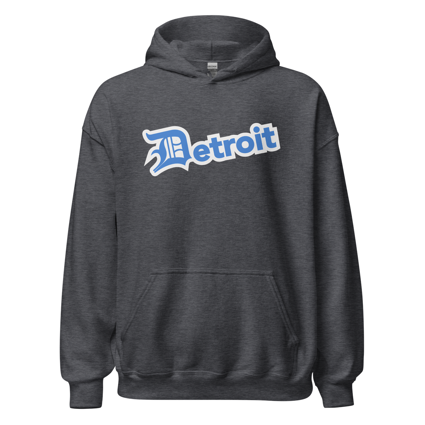 'Detroit' Hoodie (Azure w/ Old English 'D') | Unisex Standard