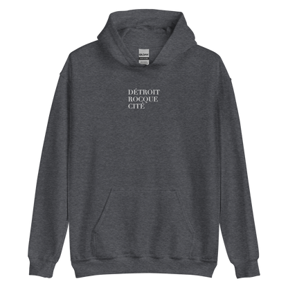 'Détroit Rocque Cité' Hoodie | Unisex Standard - Emb.