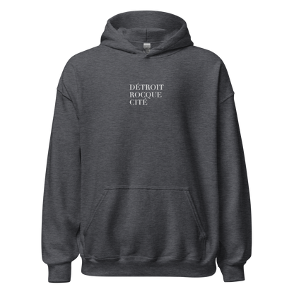 'Détroit Rocque Cité' Hoodie | Unisex Standard - Emb.