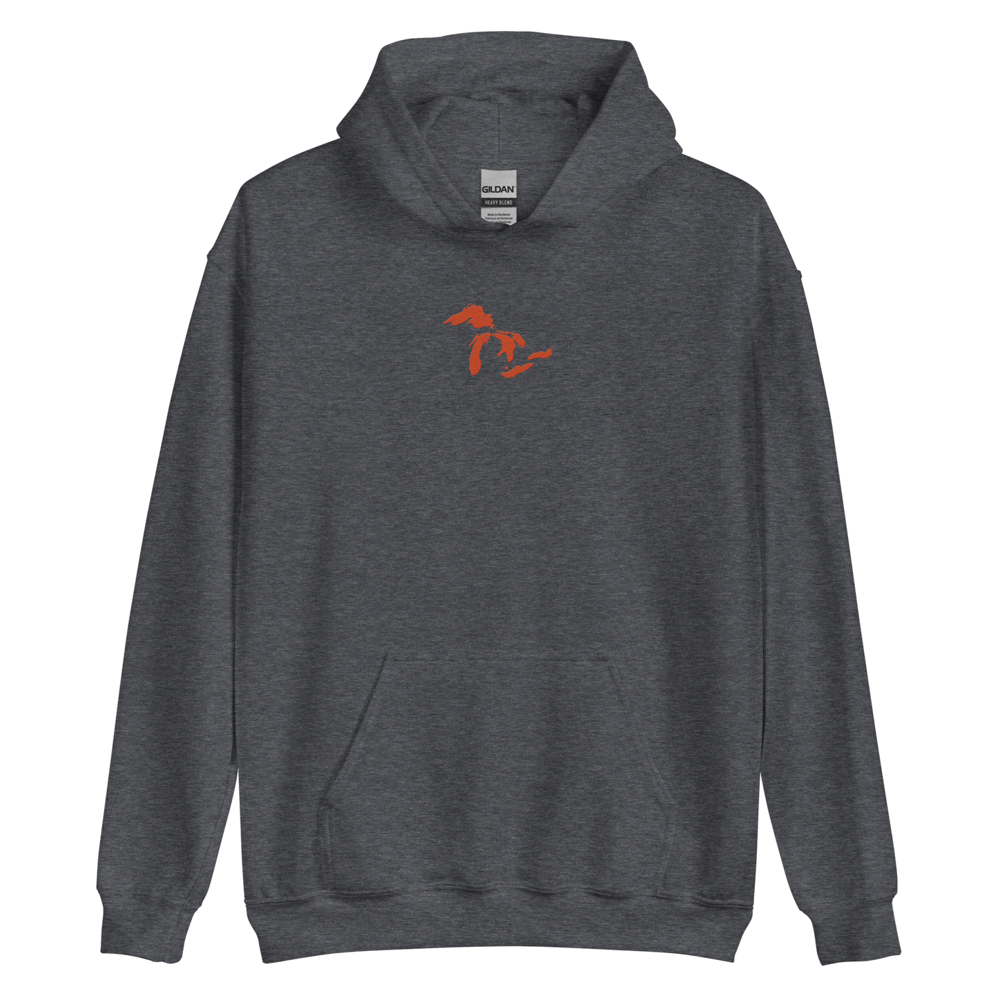 Great Lakes Hoodie (Maple Leaf Orange) | Unisex Standard - Emb.