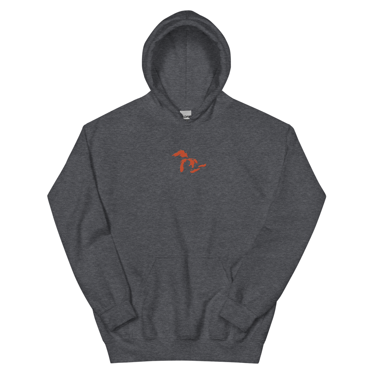 Great Lakes Hoodie (Maple Leaf Orange) | Unisex Standard - Emb.