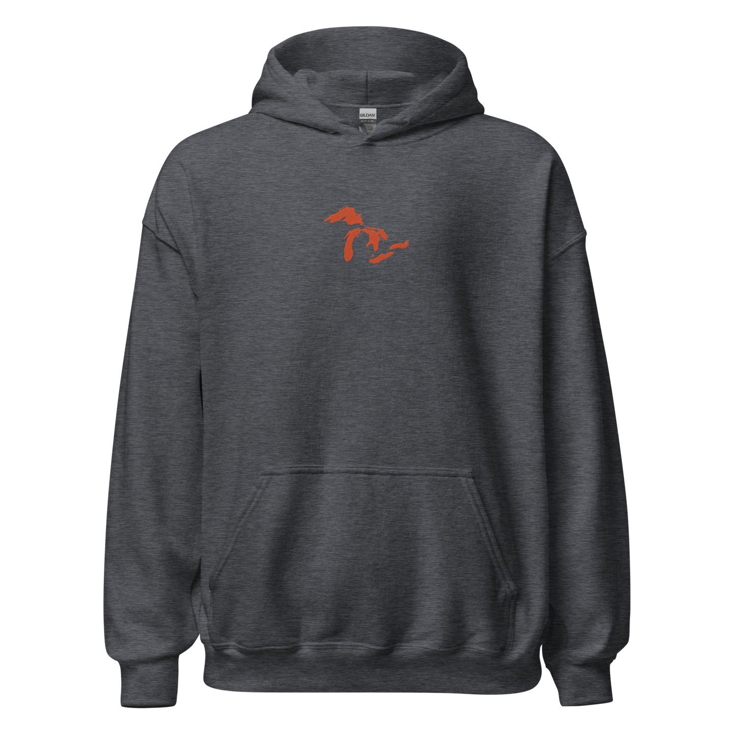 Great Lakes Hoodie (Maple Leaf Orange) | Unisex Standard - Emb.