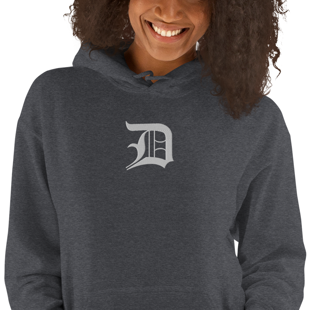 Detroit 'Old English D' Hoodie | Unisex Standard - Emb.