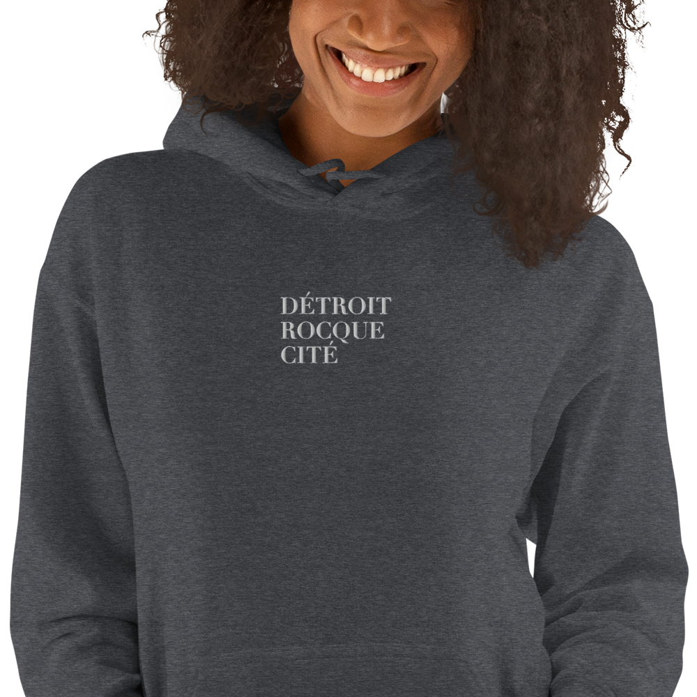 'Détroit Rocque Cité' Hoodie | Unisex Standard - Emb.