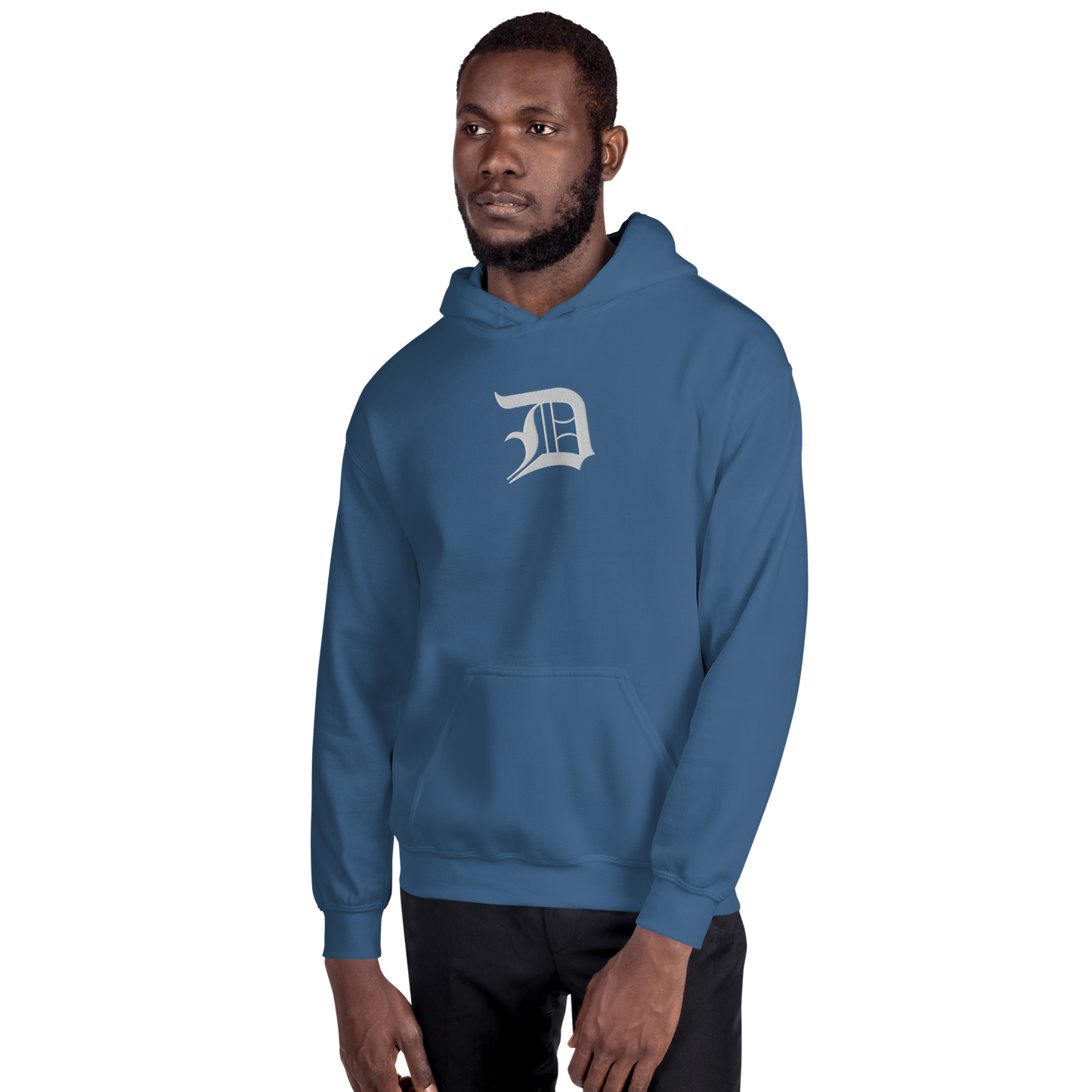 Detroit 'Old English D' Hoodie | Unisex Standard - Emb.