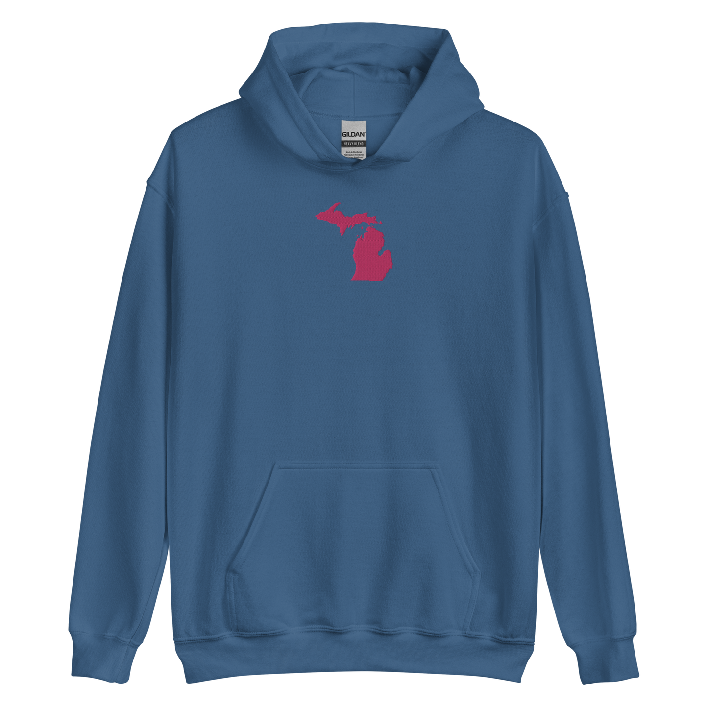 Michigan Hoodie (w/ Pink MI Outline) | Unisex Standard - Emb.