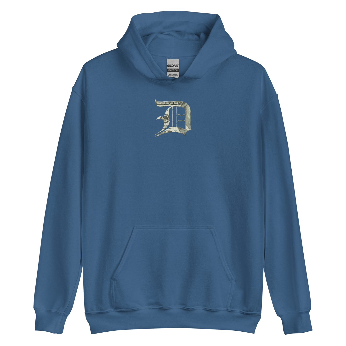 Detroit 'Old English D' Hoodie (Benjamins Edition) | Unisex Standard - Emb.