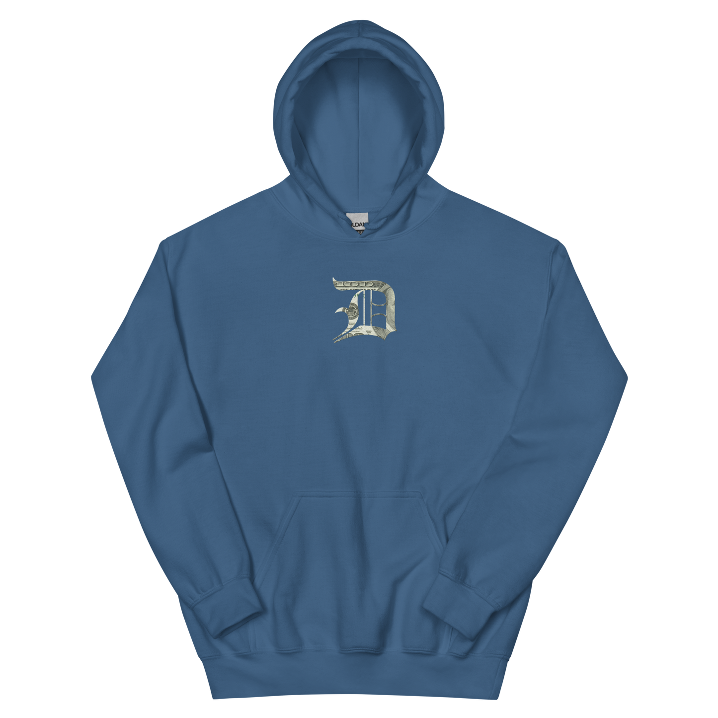 Detroit 'Old English D' Hoodie (Benjamins Edition) | Unisex Standard - Emb.