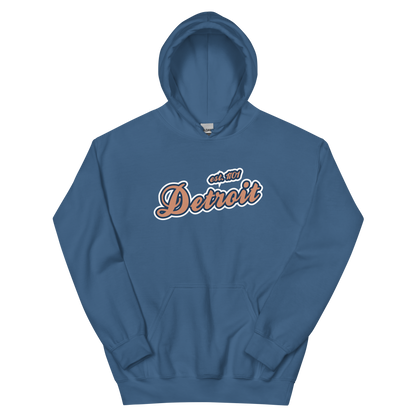 'Detroit EST. 1701' Hoodie (Copper Script Font) | Unisex Standard