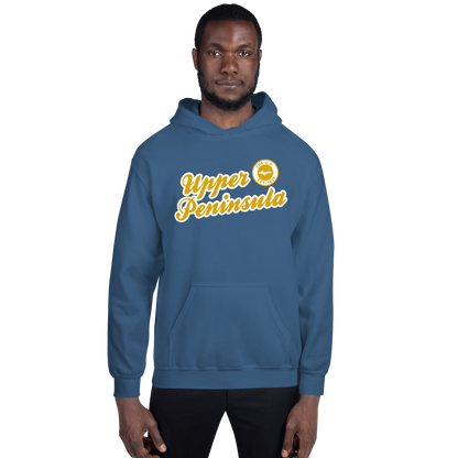 'Upper Peninsula EST. 1837' Hoodie (Gold Script Font) | Unisex Standard