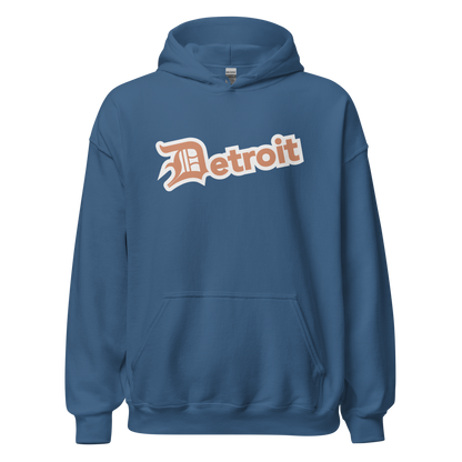 'Detroit' Hoodie (Copper w/ Old English 'D') | Unisex Standard