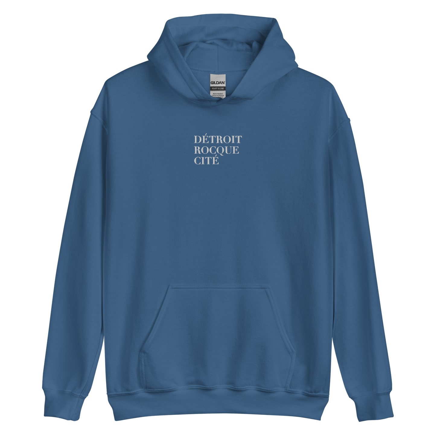 'Détroit Rocque Cité' Hoodie | Unisex Standard - Emb.