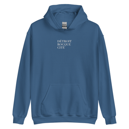 'Détroit Rocque Cité' Hoodie | Unisex Standard - Emb.