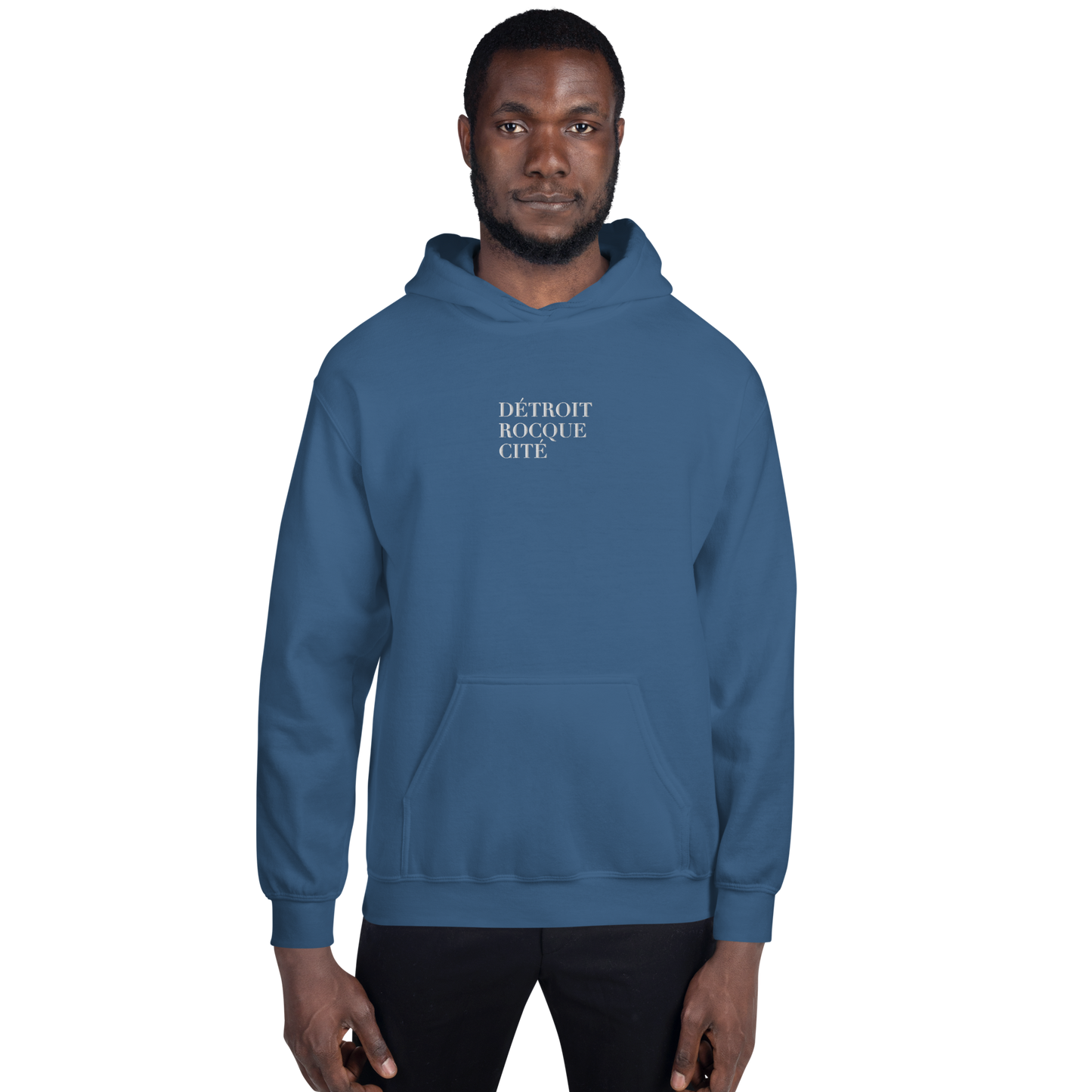 'Détroit Rocque Cité' Hoodie | Unisex Standard - Emb.