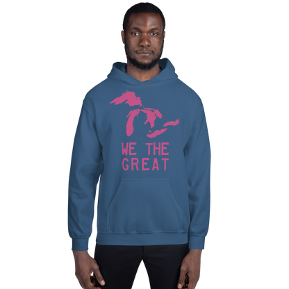 Great Lakes 'We the Great' Hoodie (Apple Blossom Pink) | Unisex Standard