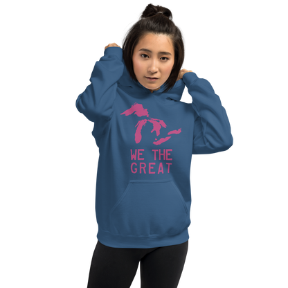 Great Lakes 'We the Great' Hoodie (Apple Blossom Pink) | Unisex Standard