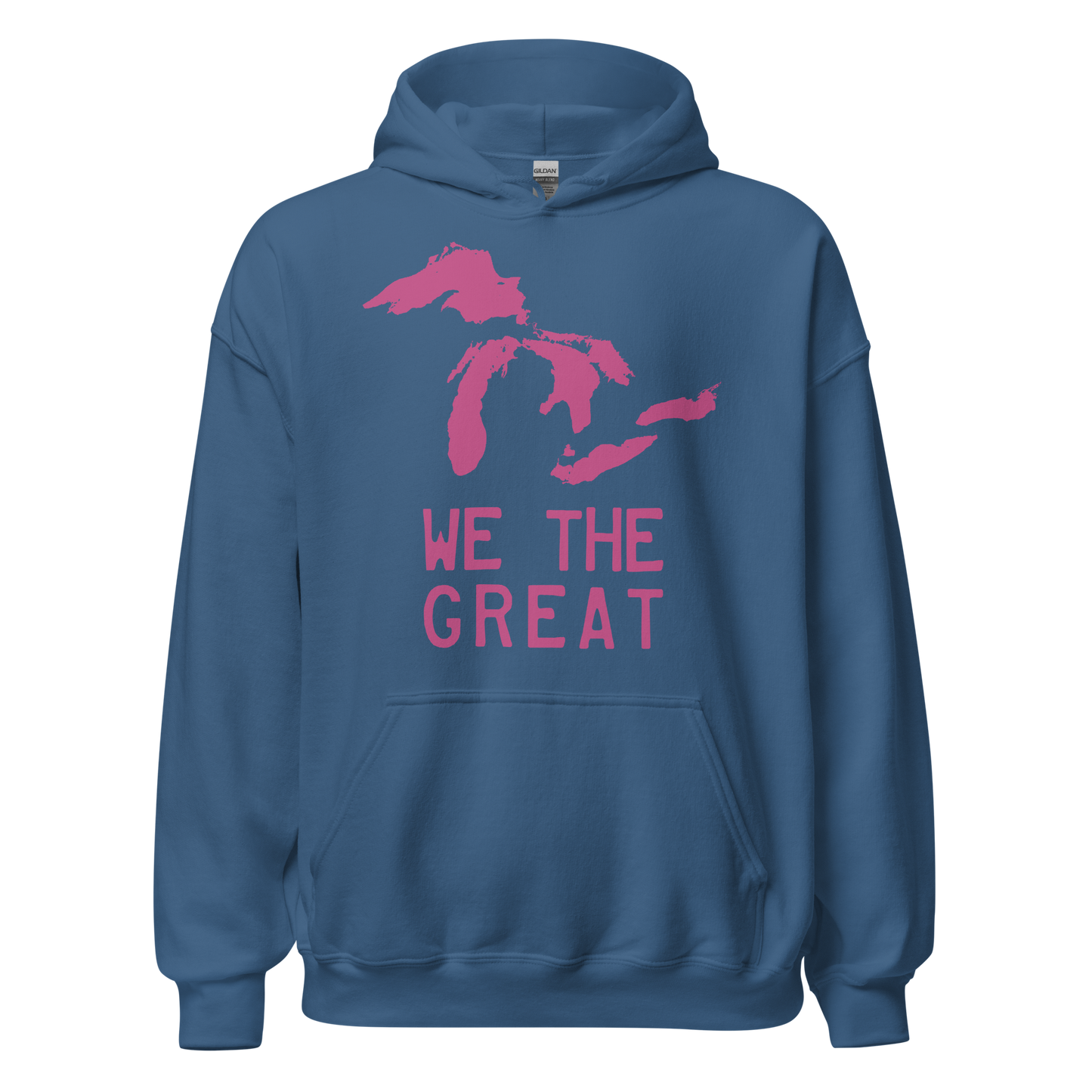 Great Lakes 'We the Great' Hoodie (Apple Blossom Pink) | Unisex Standard