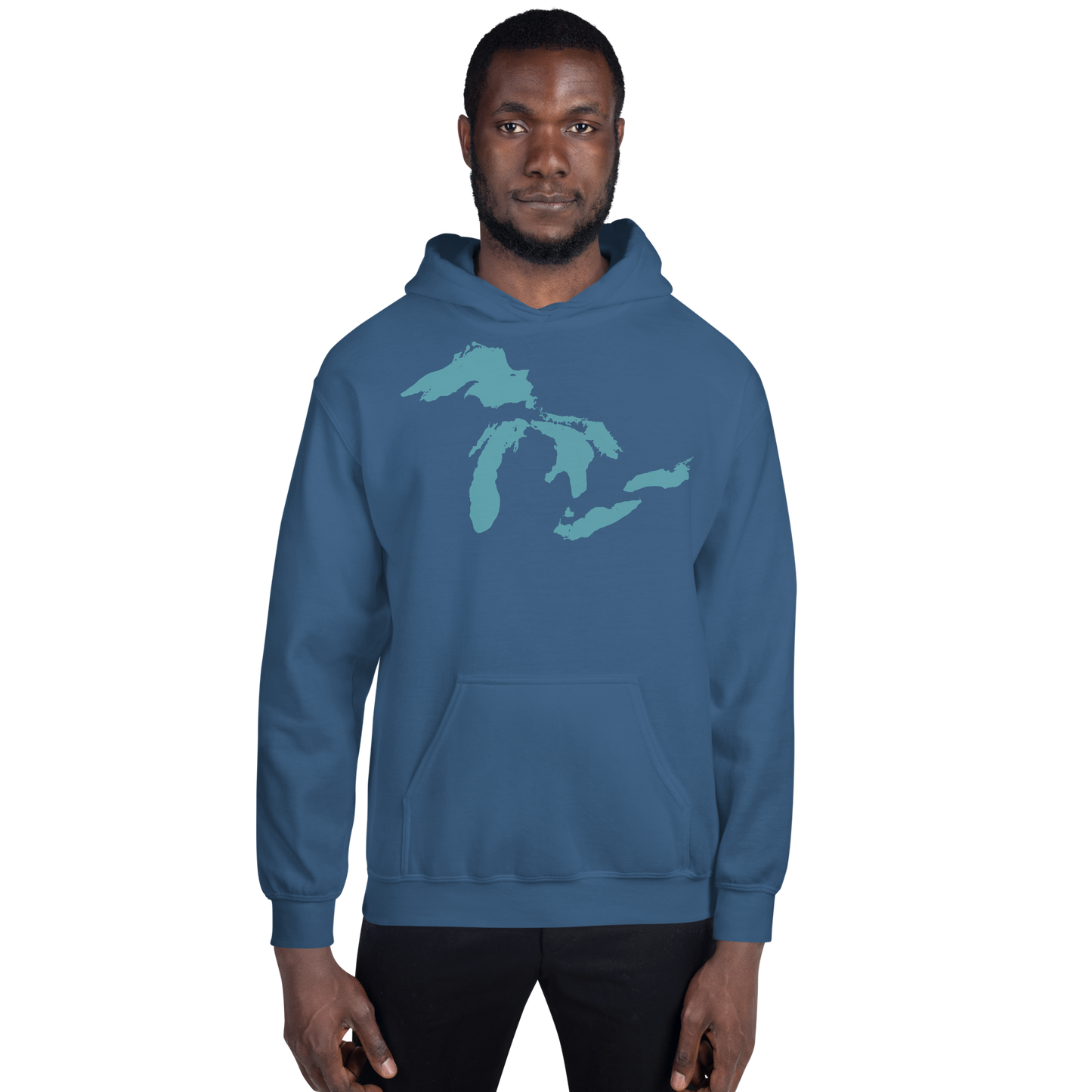 Great Lakes Hoodie (Huron Blue) | Unisex Standard