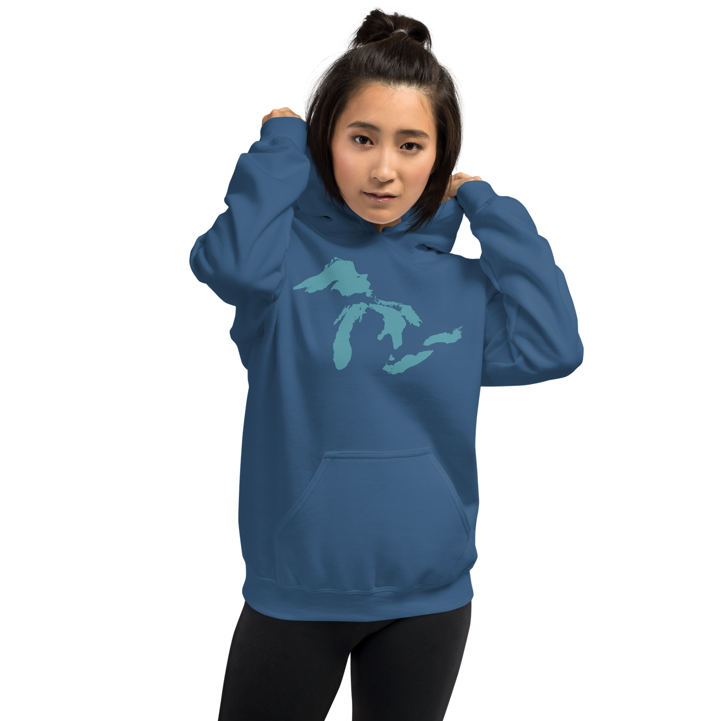 Great Lakes Hoodie (Huron Blue) | Unisex Standard