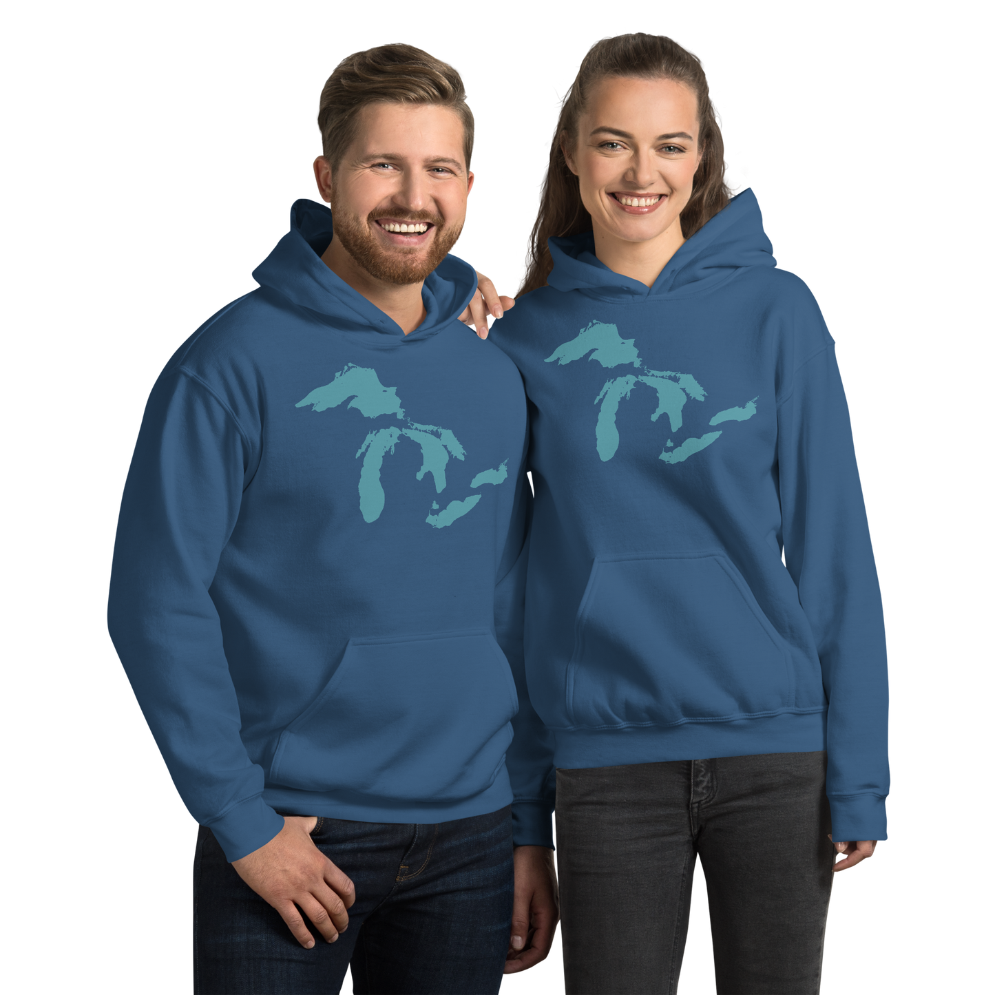 Great Lakes Hoodie (Huron Blue) | Unisex Standard