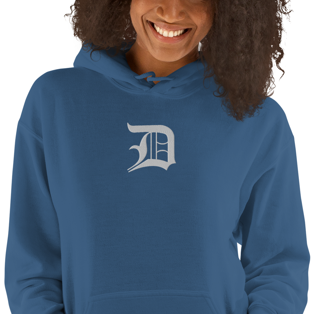 Detroit 'Old English D' Hoodie | Unisex Standard - Emb.