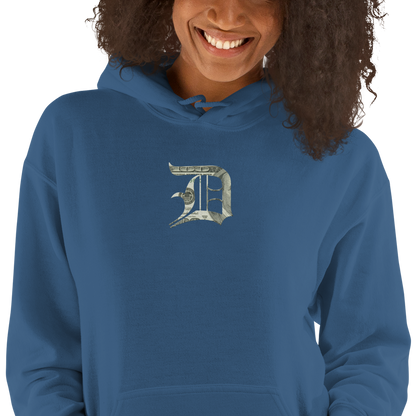 Detroit 'Old English D' Hoodie (Benjamins Edition) | Unisex Standard - Emb.