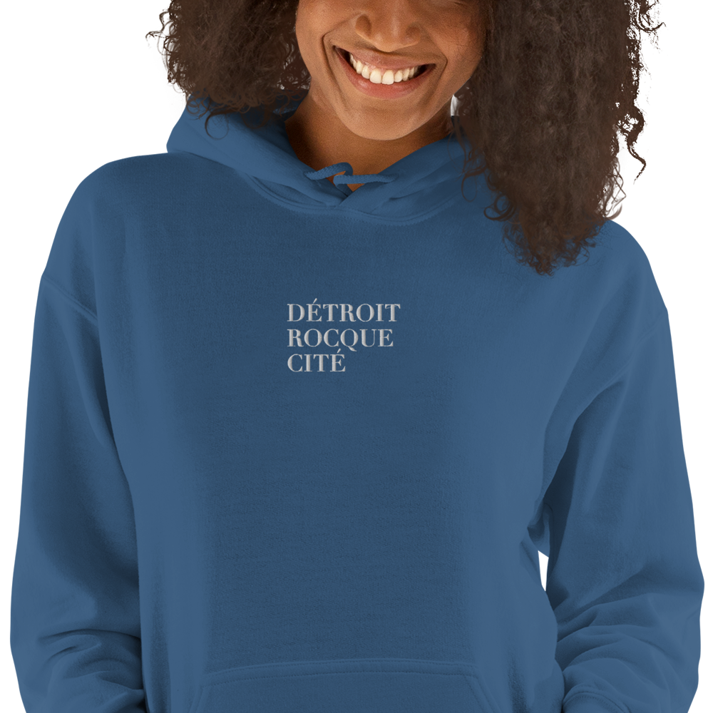 'Détroit Rocque Cité' Hoodie | Unisex Standard - Emb.