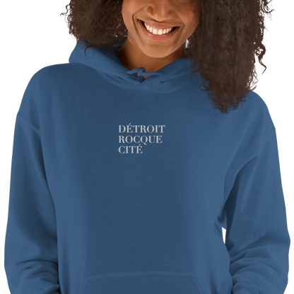 'Détroit Rocque Cité' Hoodie | Unisex Standard - Emb.