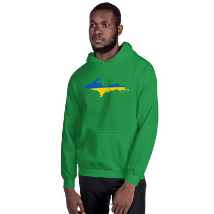 Michigan Upper Peninsula Hoodie (w/ UP Ukraine Outline) | Unisex Standard