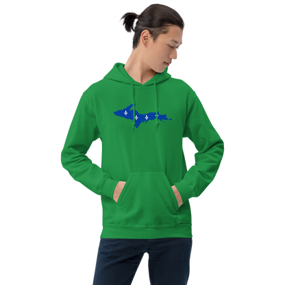 Michigan Upper Peninsula Hoodie (w/ UP Quebec Flag Outline) | Unisex Standard