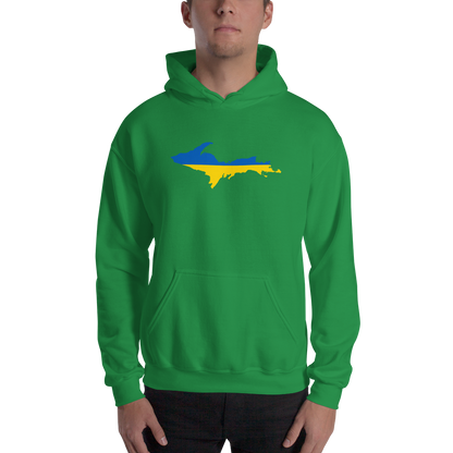 Michigan Upper Peninsula Hoodie (w/ UP Ukraine Outline) | Unisex Standard