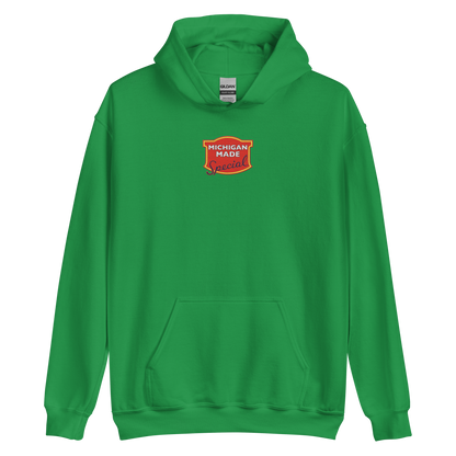 'Michigan Made' Hoodie (Potato Chip Parody) | Unisex Standard - Emb.