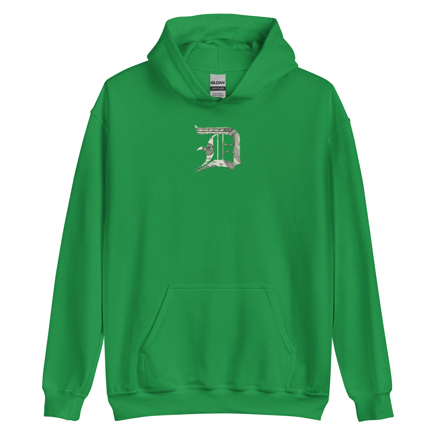 Detroit 'Old English D' Hoodie (Benjamins Edition) | Unisex Standard - Emb.